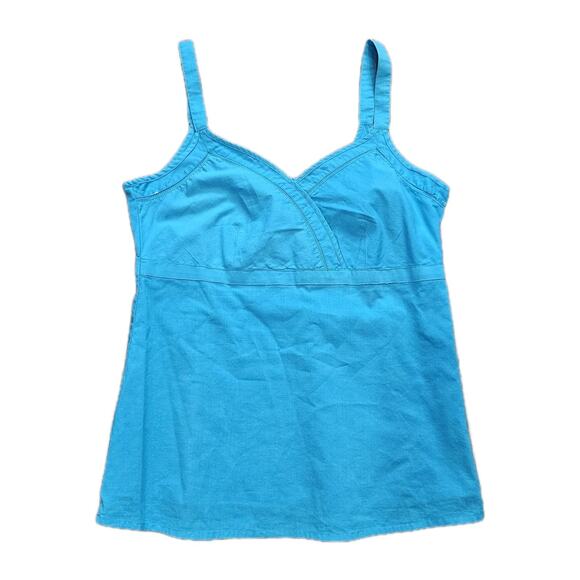 GAP Y2K Babydoll Cami Tank Womens S Blue Preppy Boho Fairycore Retro Festival - Picture 1 of 8